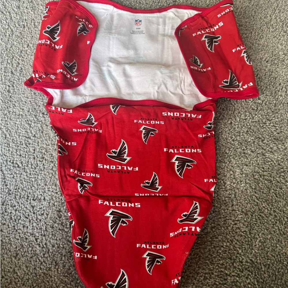 NFL Falcons Red Kids Pajama Sleep Sack